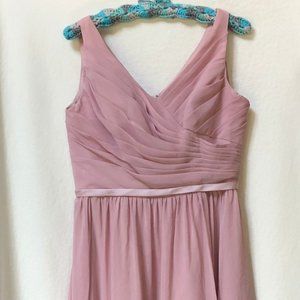 Dusty Pink Alfred Angelo formal Bridesmaid Dress